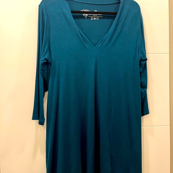 Diane Kennedy, bamboo blend 0X jade green, shirt & jacket. - Picture 2 of 9